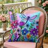 Whimsical Floral Animals Cushion Cover Soft Plush Throw Pillow Cover DoubleSided Decorative Cushion Case Bedroom Home Decor