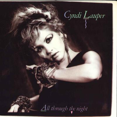 7-дюймовая пластинка CYNDI LAUPER - All Through The Night / Witness 3704639 PORTRAIT 1984 США Поп Б/у