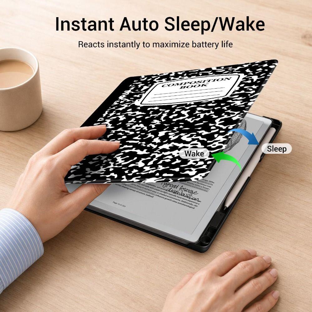 Anti-fall 10.3" Protective Case with Pen Slot Folio Shell Smart Cover for ReMarkable Paper Pure