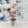 Christmas Santa Ornament Realistic Shape Lovely Scene Layout Festive New Year Decorate Standing Clear Texture Christmas Decorations Gift