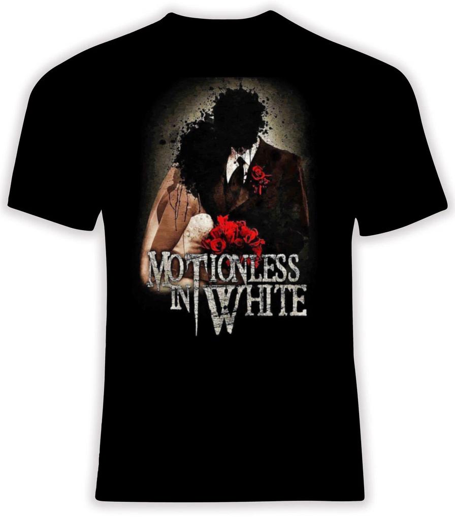 HOT Motionless in White Band Love Met Gift For Fans Black Shirt CL747