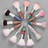 Кисть для макияжа с одной ромбовидной прозрачной ручкой, рассыпчатая кисть для пудры, коническая, пухлая, с кристаллами, зыбучий песок, ручка для дизайна ногтей, специальная кисть для пыли
