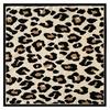 Leopard Print Silk Scarf for Women Girls Square Necktie Neck Scarf Fashionable and Versatile Accessory for Any Outfit