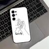 Чехол для телефона с изображением семьи Мама Папа Ребенок Руки для Samsung S25,S24,S21,S22,S23,S30,Ultra,S20,Plus,Fe,Lite,Note,10,Черный Чехол