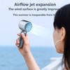 New Electric Fan Technology Display 8000mah Wireless Portable Air Circulator Fan Desktop Air Cooling Cooler Quiet Fan 2025