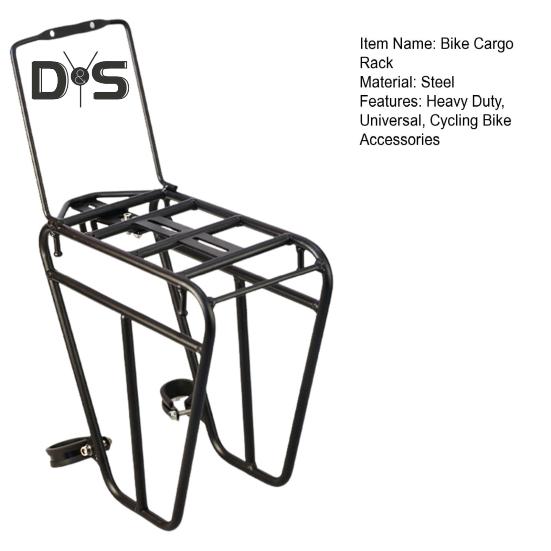 Багажник для велосипеда, передняя вилка, багажник для багажа, прочная стальная универсальная багажник для горного шоссейного велосипеда, аксессуары для велосипеда