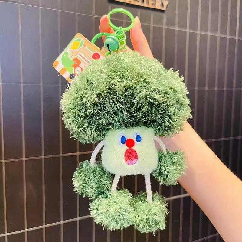 Soft Plush Vegetable Doll With Storage Pouch And Decorative For Childrens Gift