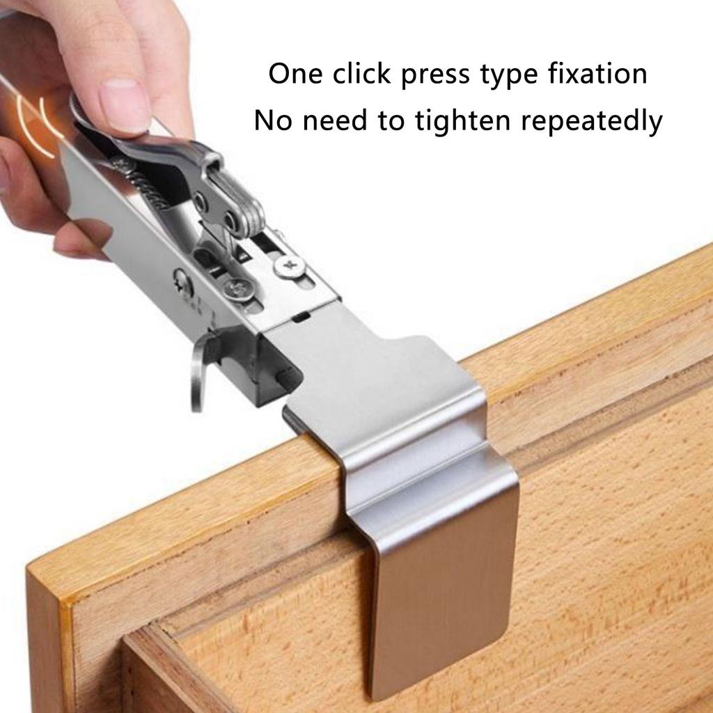 Adjustable Drawer Organizers Clamps Secure Grip Fixtures for Home and Office Use Sturdy Stainless Steel Materials