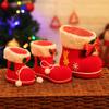 Christmas Boots Reused Increase Atmosphere Decorate Christmas Decoration Candy Boots for Gifts