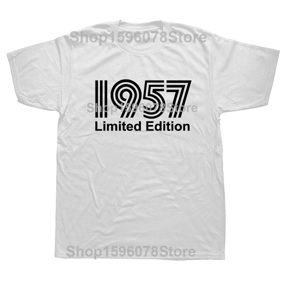 1957 Limited Edition Funny Graphic T-Shirt Mens Summer Style Fashion Short Sleeves Streetwear T Shirts