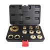 11pcs Woodworking Router Bushing Guide 10-30mm Copper Premium Router Guide Bush