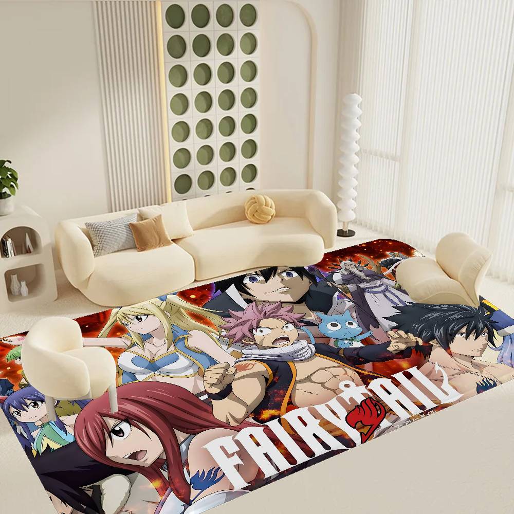 ANIME FAIRY TAIL CARTOON Room Mats Cheaper Anti-slip Modern Living Room Balcony Printed Modern Home Decor