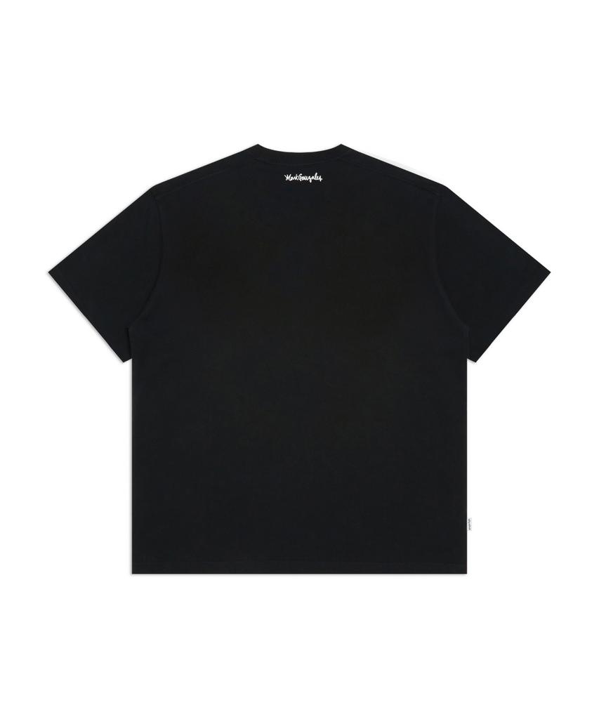 MARK GONZALES Hotfix Signed Logo Short Sleeve T-Shirt - Black
