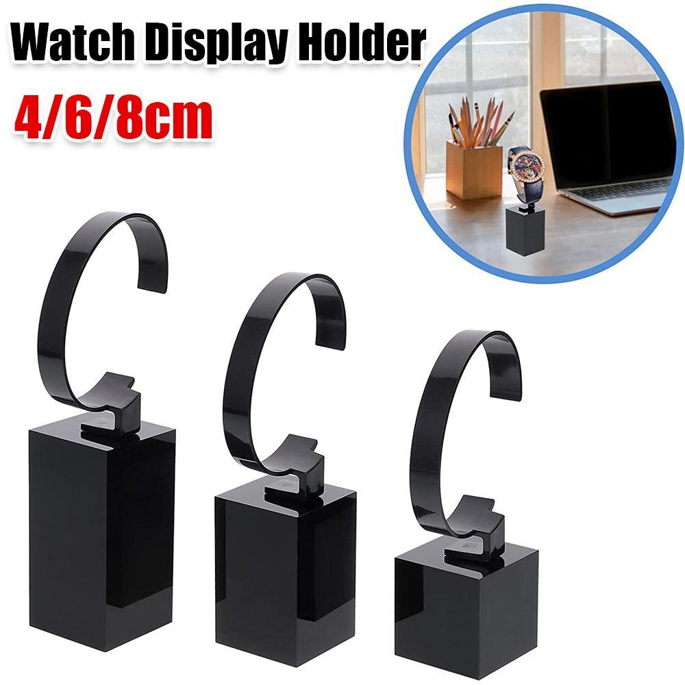 4/6/8cm Acrylic Watch Stand Lightweight Jewelry Showcase Tool Fashion Watch Display Holder