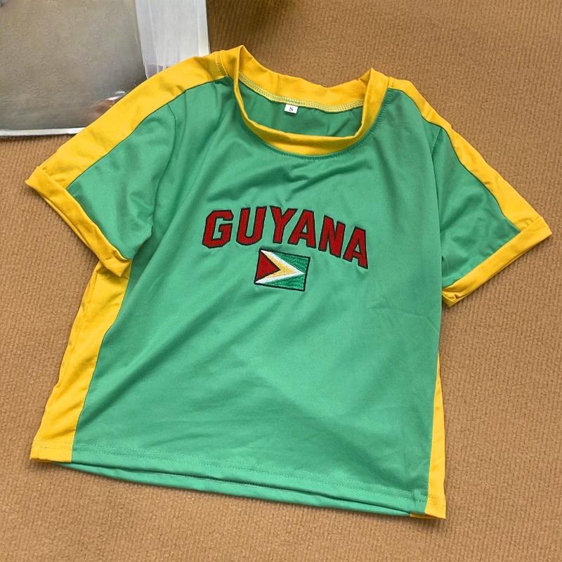 Летняя женская футболка Y2K с принтом букв, уличная готика, харадзюку, приталенная