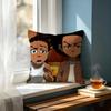 Cartoon TThe Boondocksing Cushion Cover Cushion Cover Set Pcs x x x Pillowcase Decorative Sofa Home Decor