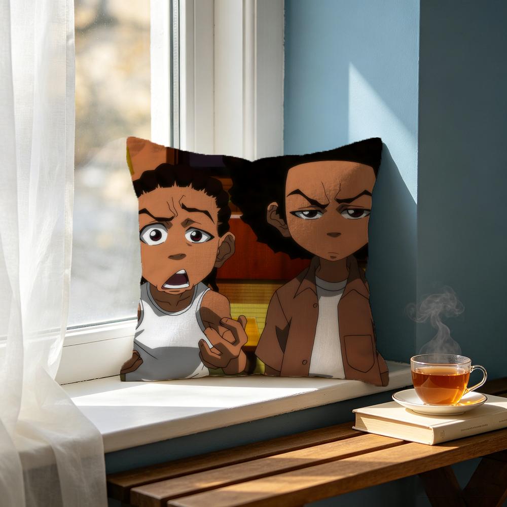 Cartoon TThe Boondocksing Cushion Cover Cushion Cover Set Pcs x x x Pillowcase Decorative Sofa Home Decor
