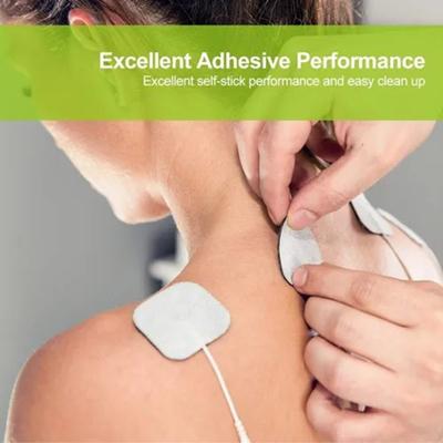 10 шт./набор электродных подушечек самоклеящиеся снимающие усталость с точечным отверстием физиотерапевтические пластыри замена подушечек для TENS-массажеров для массажной машины