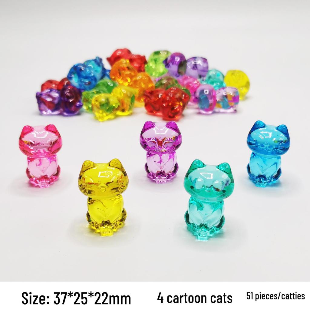 Acrylic Cartoon Rabbit Elf Crystal Bead Collection