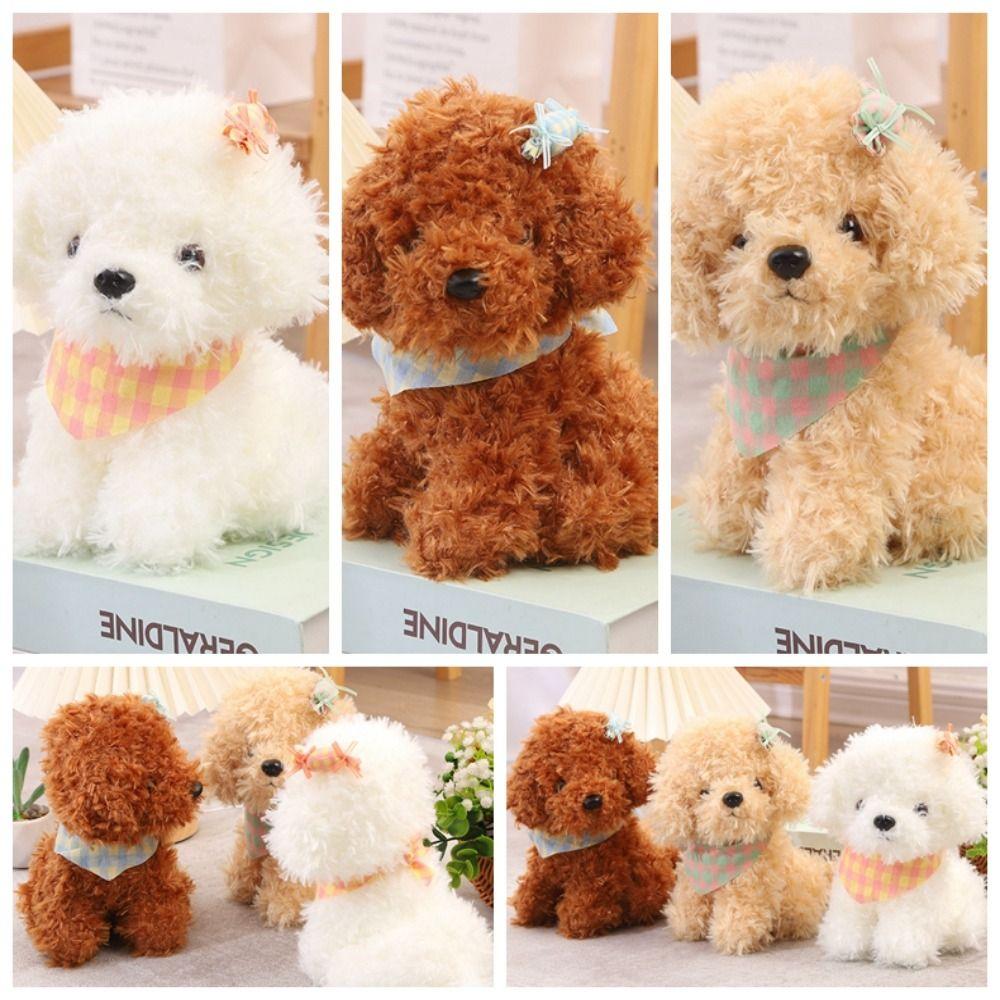 Baby Appease Stuffed Dog Doll Curly Hair Simulation Dog Plush For Children Dog Plush Toy  Kids Toy