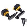 Black/Gold Motorcycle Frame Sliders Anti Crash Protect Pads Fit For Kawasaki ZX6R 2009 2010 2011 2012