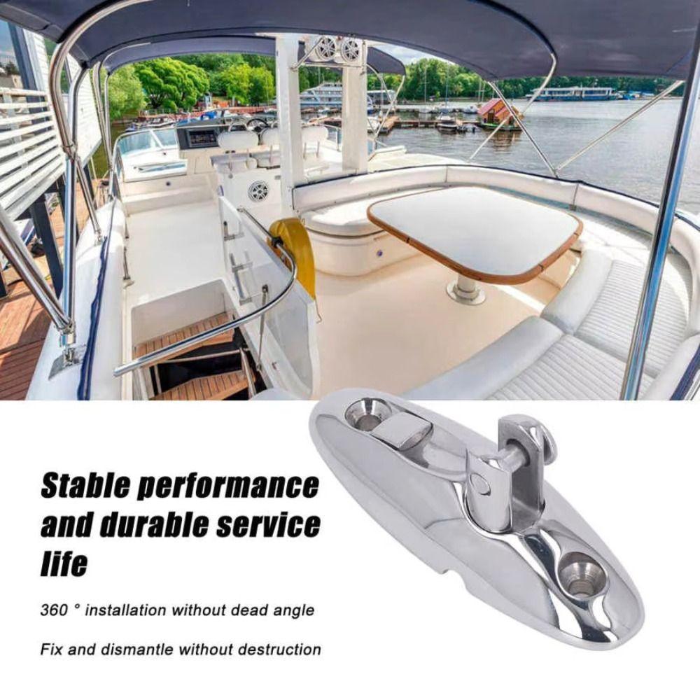 360 Degree Rotation Marine Top Hardware Solid 316 Stainless Steel Bimini Top Swivel  Yacht Use