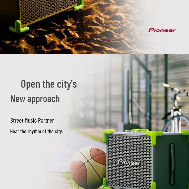 Pioneer K8001 Флагманская Bluetooth-колонка для караоке и музыкальных инструментов (Китайская версия)