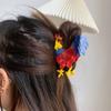 Large Acetate Animal Hair Claw Shark Clip Acetic Acid Hairpin Creative Rooster Hair Clip  Travel