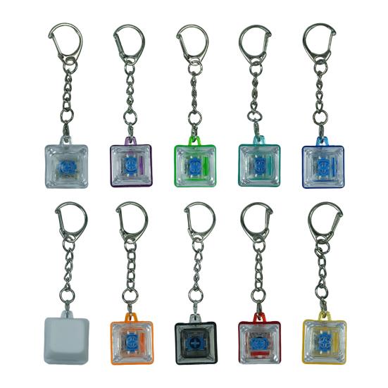 1/10 шт. Кликер для клавиатуры Игрушка для снятия стресса Снятие тревоги Фокус Брелок-подвеска Маленькая Портативная Легкая Игрушка-непоседа