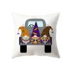 Alphabet Halloween Theme Throw Pillow Cover Devil Pumpkin Throw Pillow Cover Sofa Chair Bed Cushion Cover Home Decor