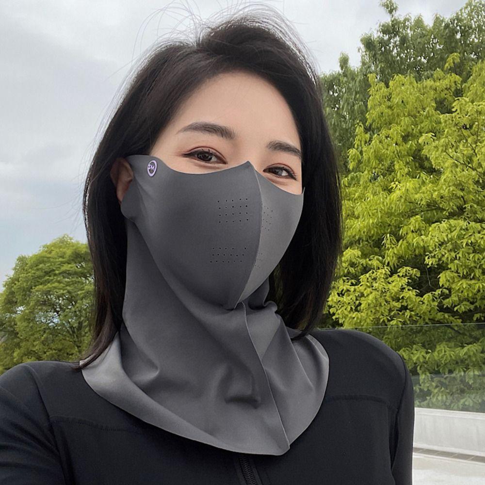 Шарф Ice Silk Anti-UV UPF50+ Sunshade Face Mask Fashion Sun Protection Mask Cycling