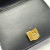 [Pre-Owned] Sylvie Gold Buckle Striped Web Chain Satin Bow Mini Shoulder Bag - Good #8CX4LW
