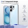 Чехол для Vivo X200 FE V2503, противоударный силиконовый бампер с воздушной подушкой, прозрачная матовая задняя крышка, жесткий чехол для телефона для Vivo X200 FE X200FE 5G