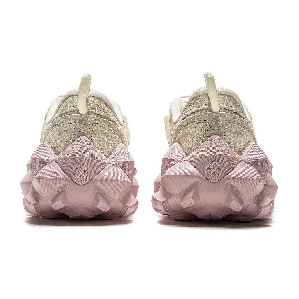 Li Ning Chuan Shan Trend Спортивные Амортизирующие Низкие Повседневные Кроссовки Унисекс Повседневная Обувь Серо-Розовый AZGU181-2