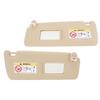 Automotive Sun Visor Car Sunshade Front Sun Visor Beige Sun Visor Replacement for Prado 2010‑2025 Left Hand Drive