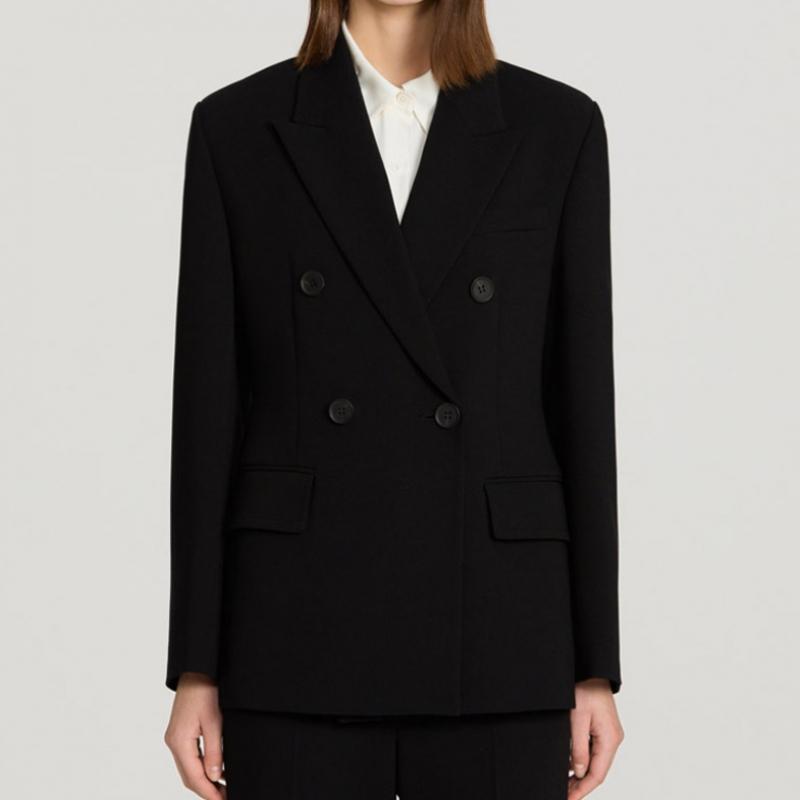 She S miSS Double breaSted Setup Jacket SwSjkp11040 Bk