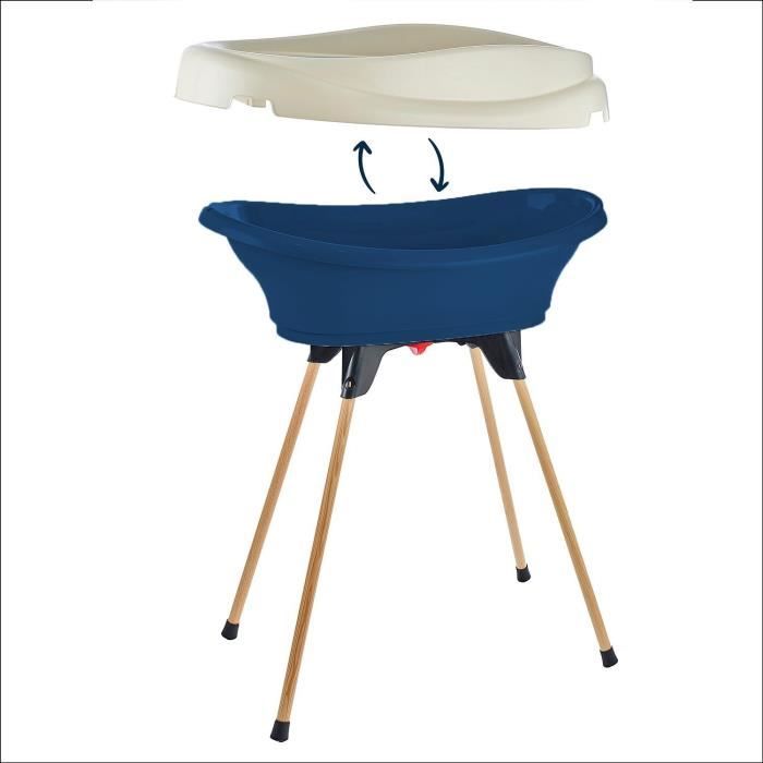 Комплект для купания и пеленания - THERMOBABY - VASCO - Синий Океан - 2 в 1