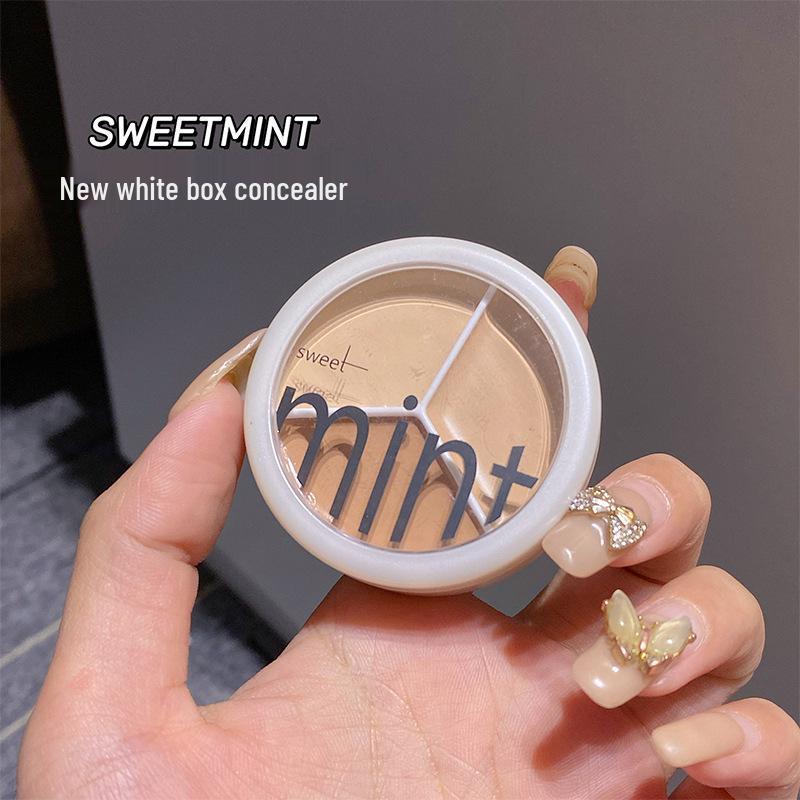 SWEET MINT Трехцветный консилер: Покрытие недостатков, акне и темных кругов несколькими оттенками