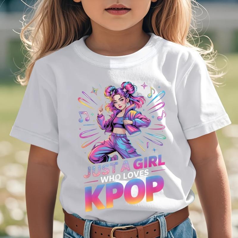 2026 Горячий KPop Охотники на демонов Детская футболка с коротким рукавом Печать с персонажем аниме Футболки для мальчиков и девочек Летние повседневные топы Подарок на день рождения