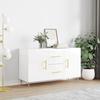 VidaXL Buffet High-gloss White 100x36x60 Cm Engineered Wood 828158