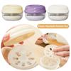 Clear Case Portable Denture Case Elastic Lifting Denture Soak Cup  for Clear Braces