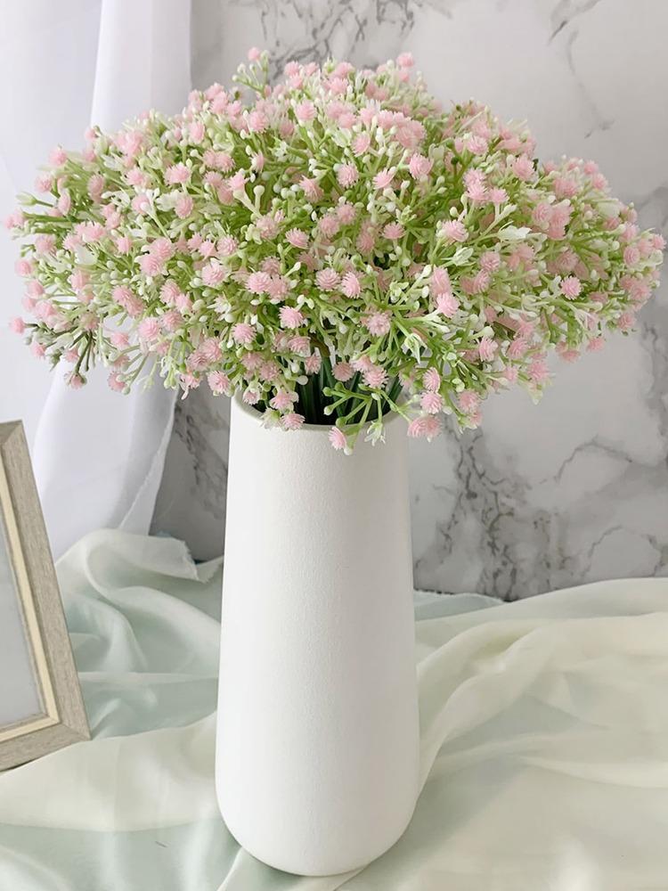 20 шт. 42 см Babys Breath Real Touch Поддельные цветы Гипсофила Цветочные оптом для дома Свадьба Гостиная Сад Декор двора Искусственные цветы