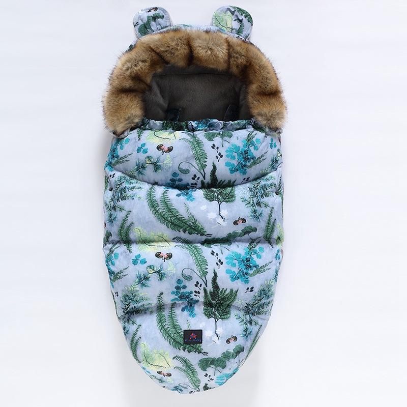 Baby Sleeping Bag ,Baby Autumn And Winter Stroller ,Thickened Anti -Kick Blanket ,Newborn Warm And Cold -Proof Sleeping Bag