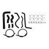 Silicone Radiator coolant Hose Fit For Suzuki SV 650 SV650 2016-2025 Black