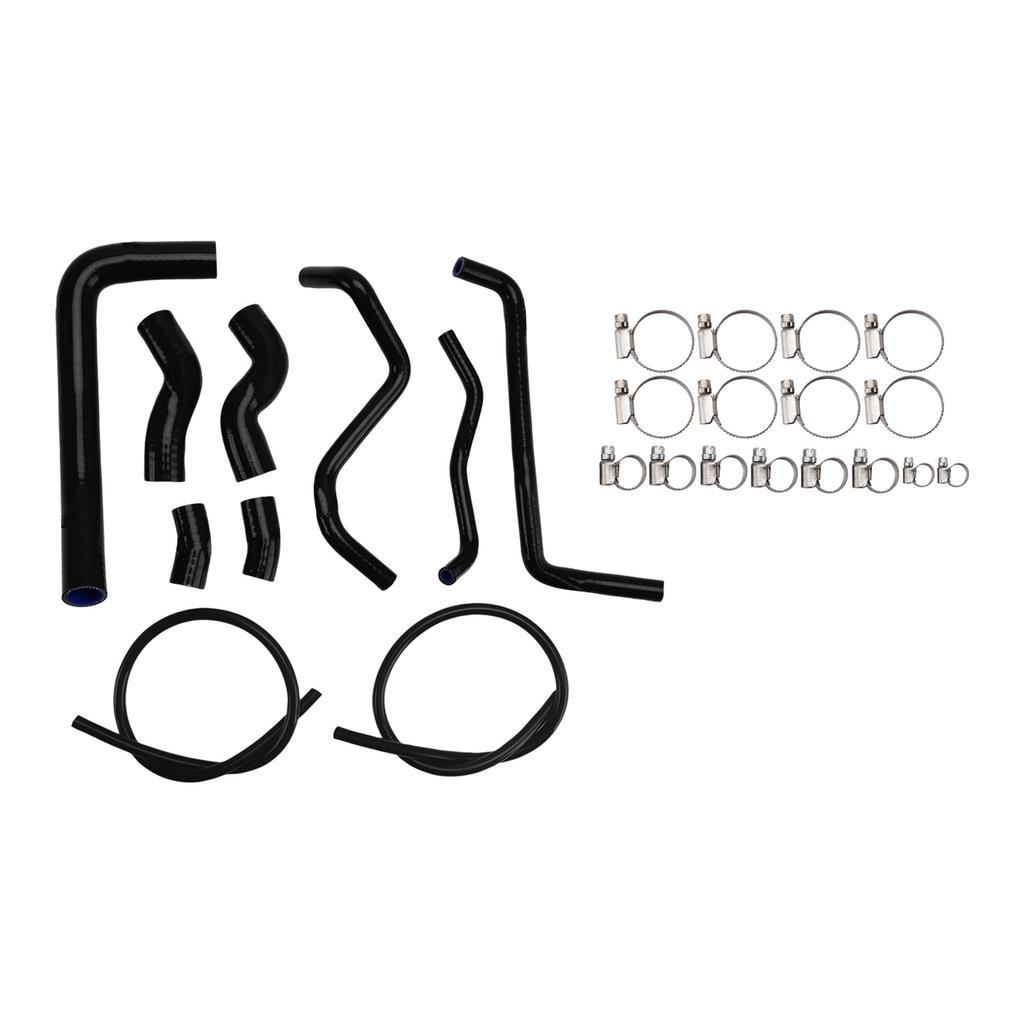 Silicone Radiator coolant Hose Fit For Suzuki SV 650 SV650 2016-2025 Black