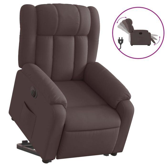 VidaXL Fauteuil Inclinable Électrique, Chaise de Relaxation avec Dossier et Repose-pied Réglables, Siège de Salon, Moderne, 3205345