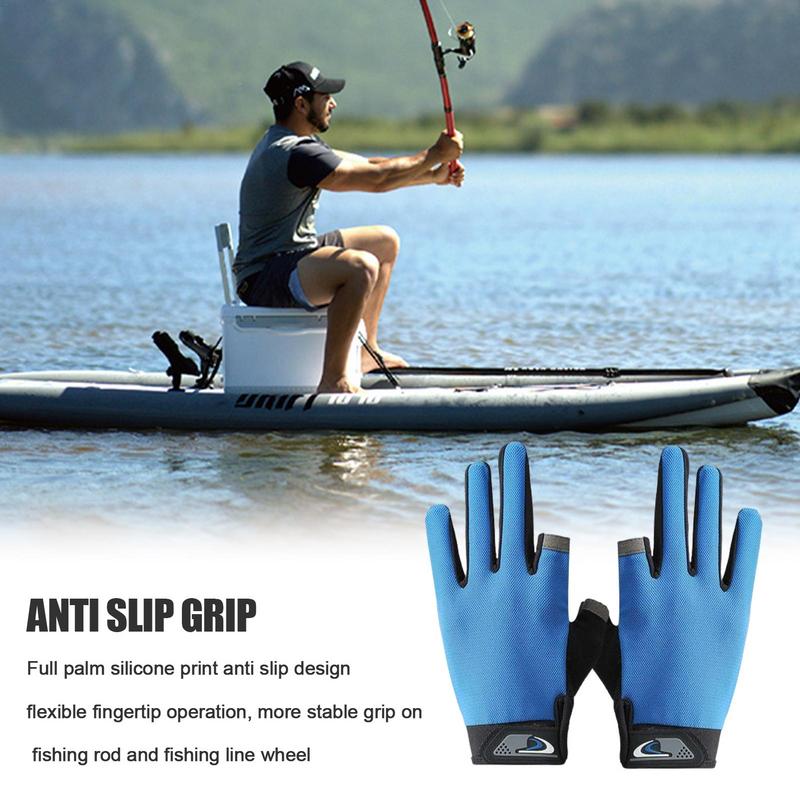 Перчатки с защитой от ультрафиолета, дышащие эластичные солнцезащитные перчатки, нескользящая ручка, удобные аксессуары для рыбалки, солнцезащитные перчатки, сетка для
