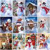 DIY Cartoon Christmas 5D Diamond Painting Full Round Drill Rhinestone Santa Claus Mosaic Embroidery Cross Stitch Kits Home Decor