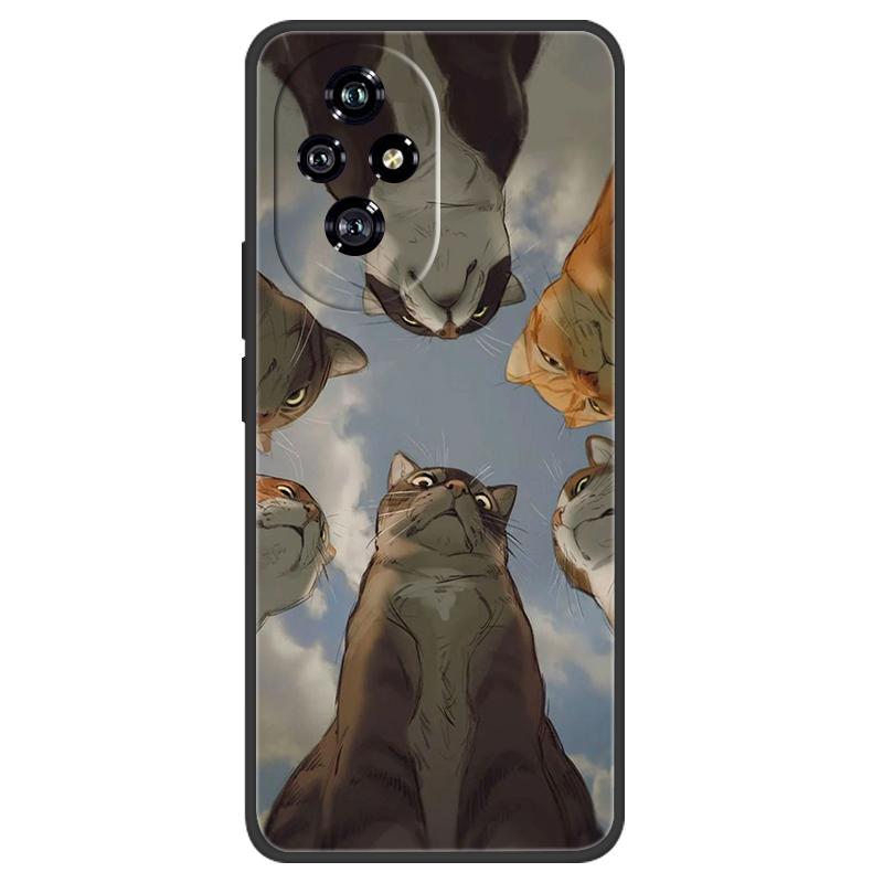 Trendy patterns For Huawei Honor 200 Pro Phone Case For Honor 200 Lite 200 smart 5G All-inclusive Silicone Soft TPU Shell Cover