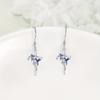 Праздник День рождения Выпускной Подарок Декоративные аксессуары Серьги мода Подвеска Крест Колибри Декор Элегантные украшения для ушей Аксессуары